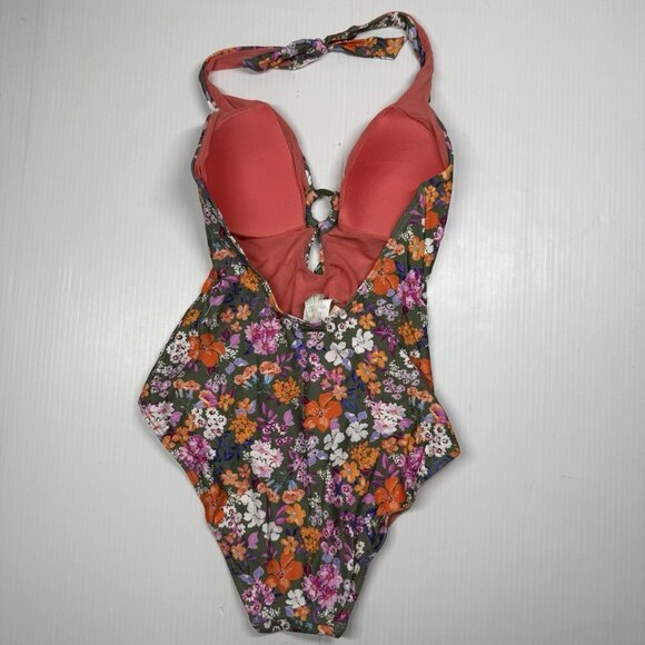 sea level swim one piece swimsuit Parkland Keyhole Halter Pool Tropical size 6 - Picture 7 of 9